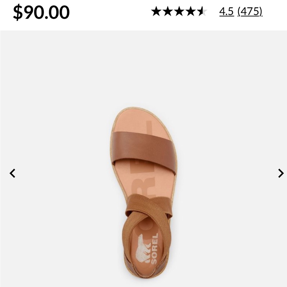 Sorel Brown Women’s Ella Sandals